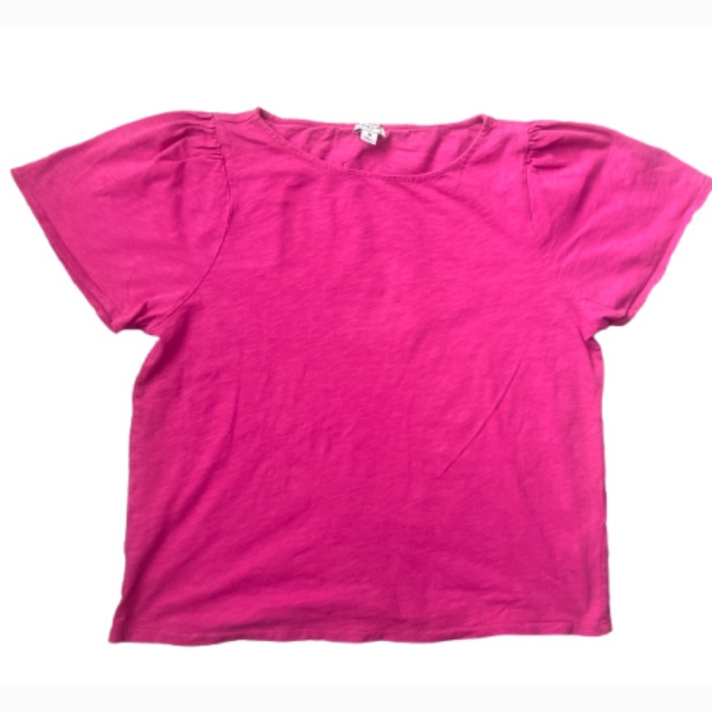 J. Crew Festival Ready pink Fuchsia Short Sleeve Tee